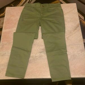 These are light washed olive green pants by a band y in Egypt called Gorge